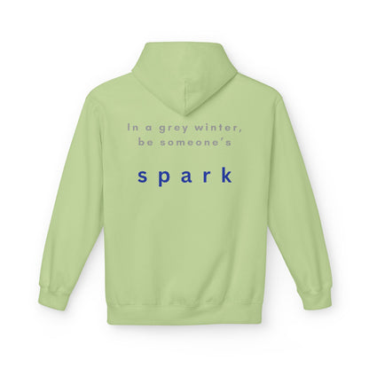 Cozy Nature-Inspired Fleece Hoodie | Inspirational Winter Apparel | True North