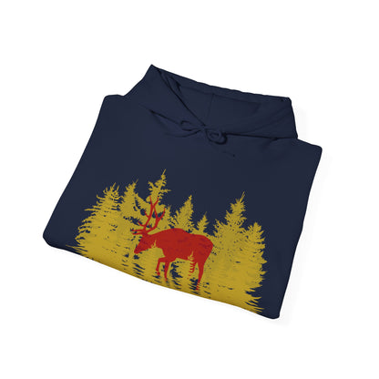 Nature-Inspired Hooded Sweatshirt | Cozy Wilderness Adventures | True North