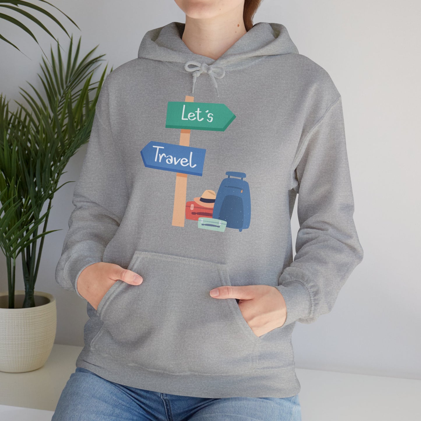 Travel-Inspired Hoodie | Adventure Sweatshirt | True North