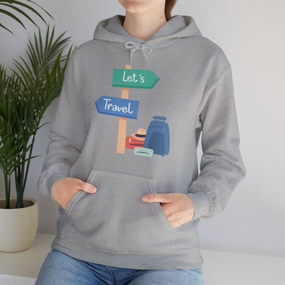 Travel-Inspired Hoodie | Adventure Sweatshirt | True North