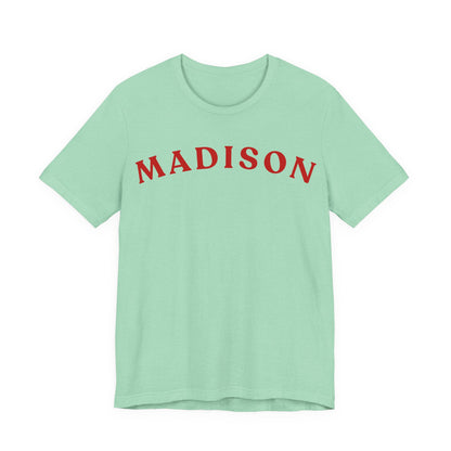 Madison Arc Name T‑Shirt — Personalized City/Name Tee