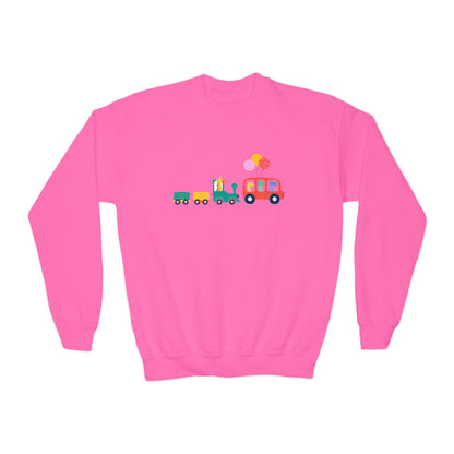Colorful Vehicles Sweatshirt | Dino & Train | True North
