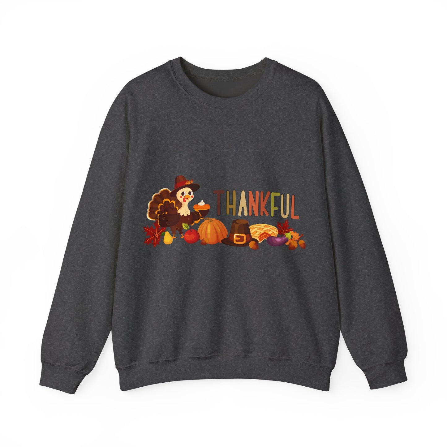 Thankful Thanksgiving Crewneck Sweatshirt  | True North