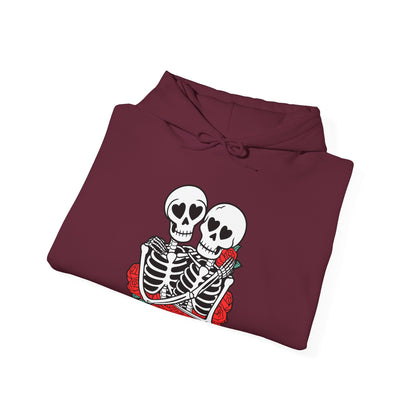 Romantic Skeletons Hoodie | Halloween Fall Fashion | True North