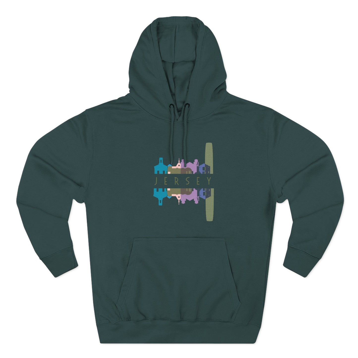 Three-Panel Fleece Hoodie  | Cozy Layer | True North