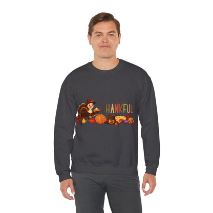 Thankful Thanksgiving Crewneck Sweatshirt  | True North
