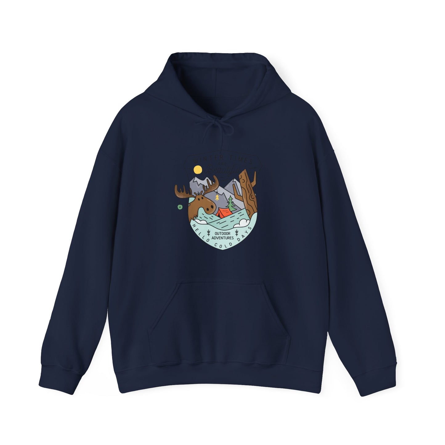 Cozy Outdoor Adventure Hoodie | Winter Activities Sweatshirt | True North