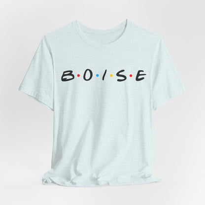 Boise Retro Friends-Style Tee — City Name Graphic T-Shirt