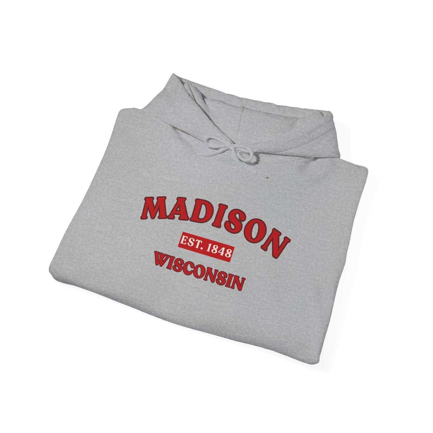 Madison Wisconsin Hoodie – Collegiate Vintage Campus Sweatshirt