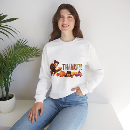 Thankful Thanksgiving Crewneck Sweatshirt  | True North