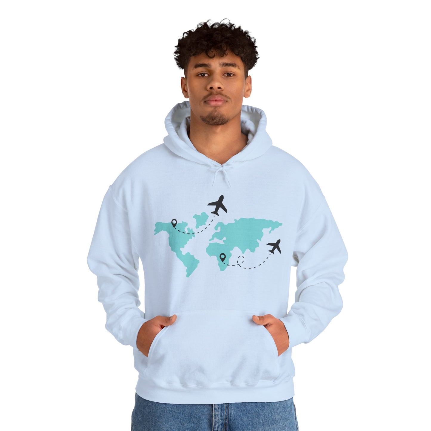 Travel Lover's Map Hoodie | True North