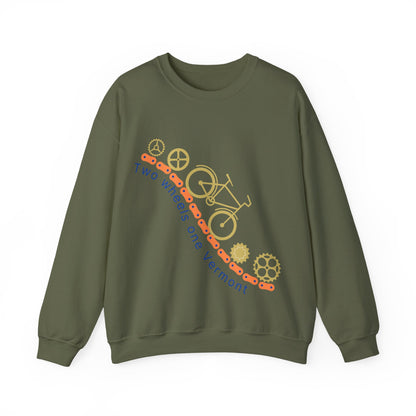 Vermont Bicycle Adventure Sweatshirt | Cozy Cycling Crewneck | True North