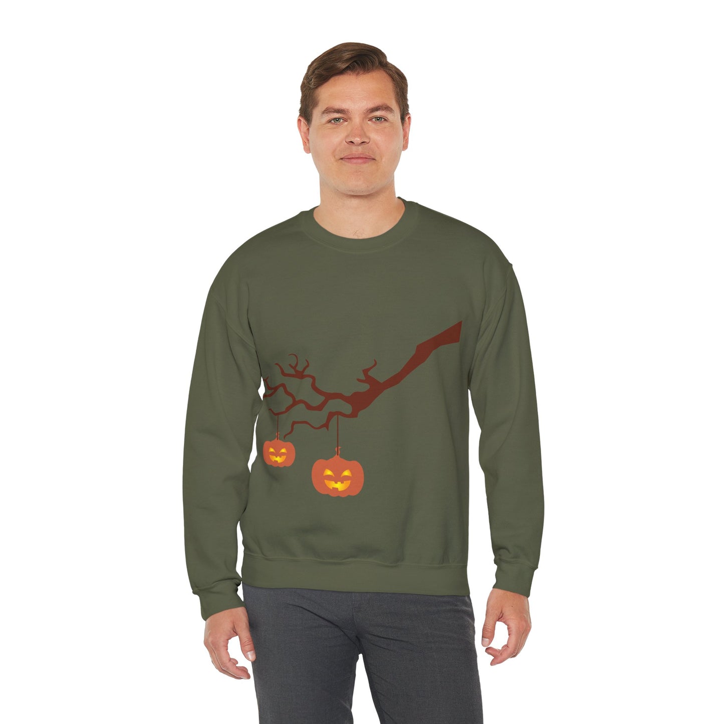 Hanging Pumpkin Sweatshirt | Spooky Season Gift | True North