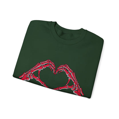 Heart Hands Crewneck Sweatshirt | Spooky Pullover | True North