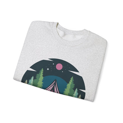 Camping Adventure Crewneck Sweatshirt |  Outdoor Lovers | True North