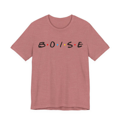 Boise Retro Friends-Style Tee — City Name Graphic T-Shirt
