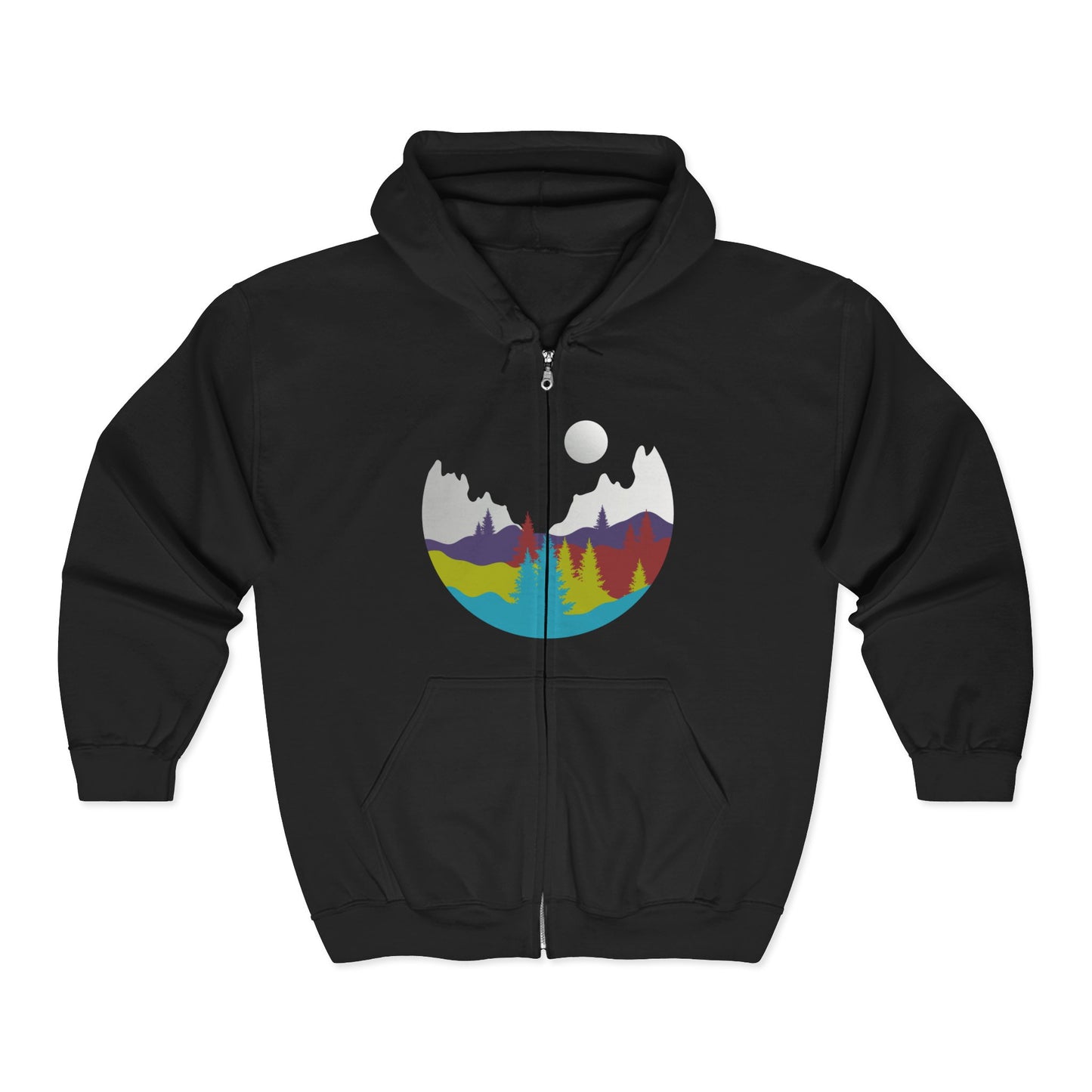 Nature-Inspired Zip Hoodie | Cozy Outdoor | True North