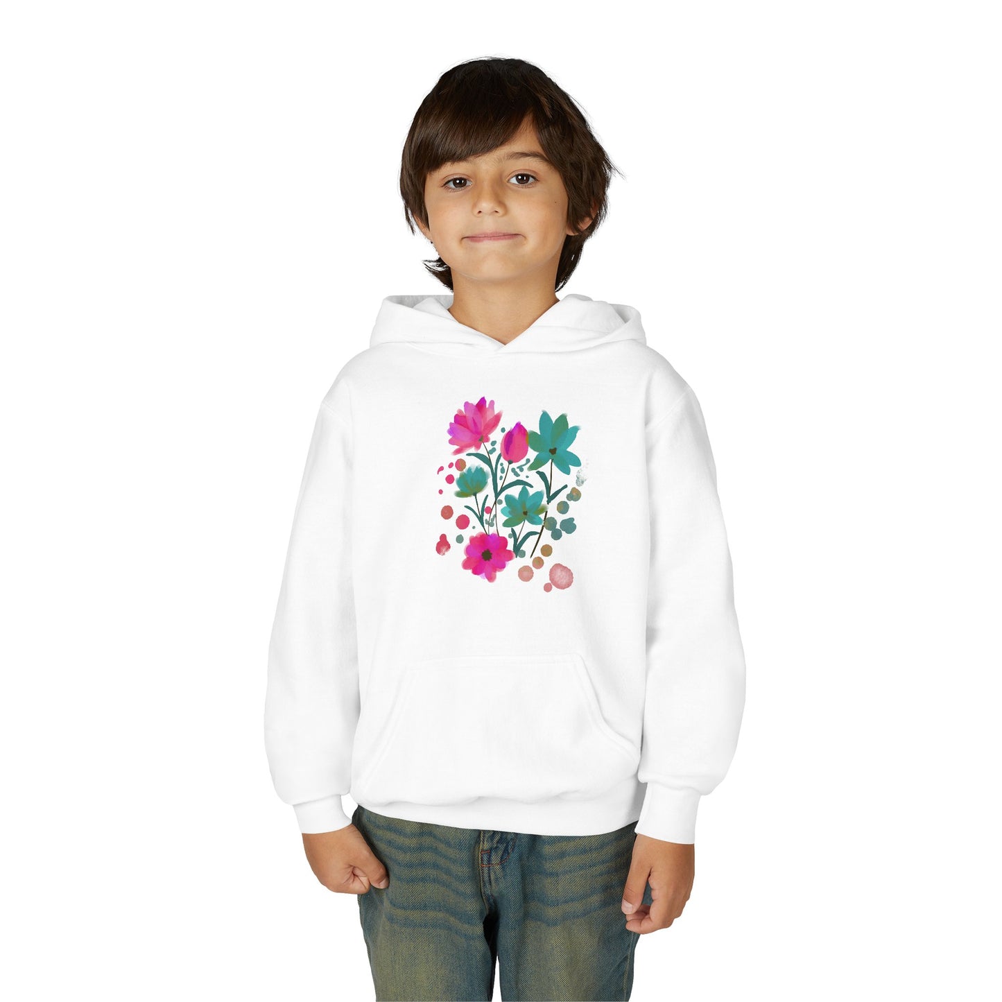 Floral Youth Hoodie | Stylish Layering | True North