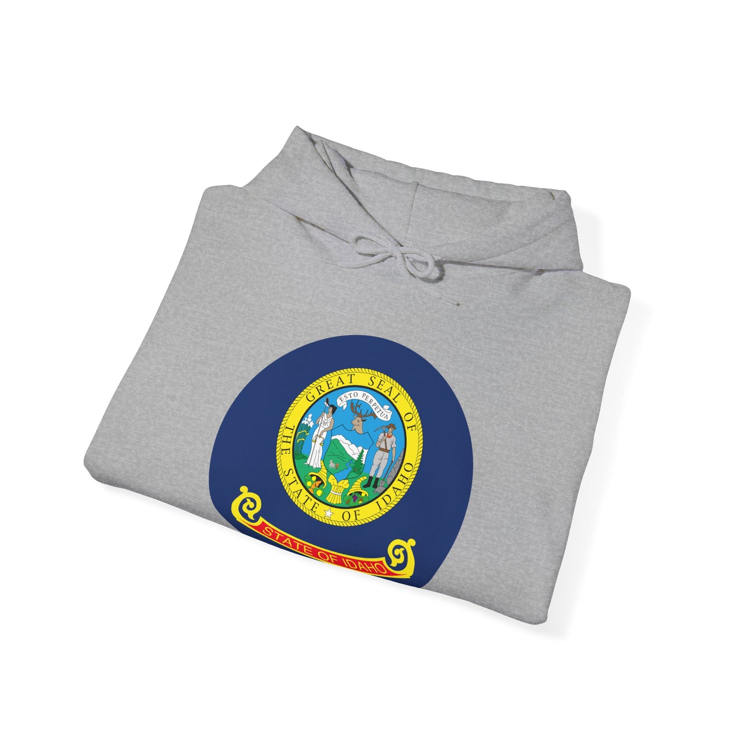Idaho State Seal Hoodie — Vintage Idaho Emblem Pullover BOISE