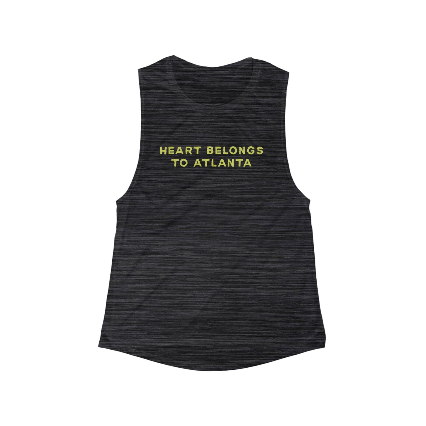 Heart Belongs to Atlanta | Women’s Flowy Scoop Muscle Tank | True North