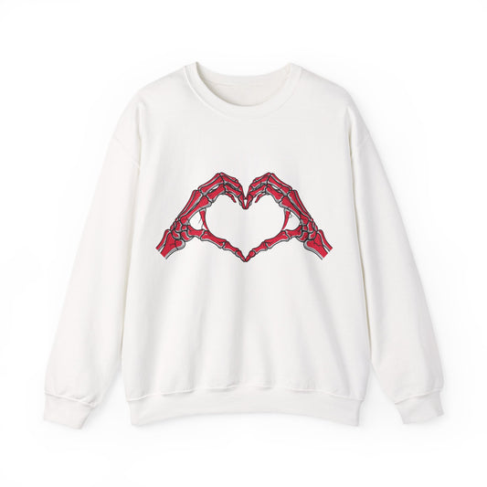 Heart Hands Crewneck Sweatshirt | Spooky Pullover | True North