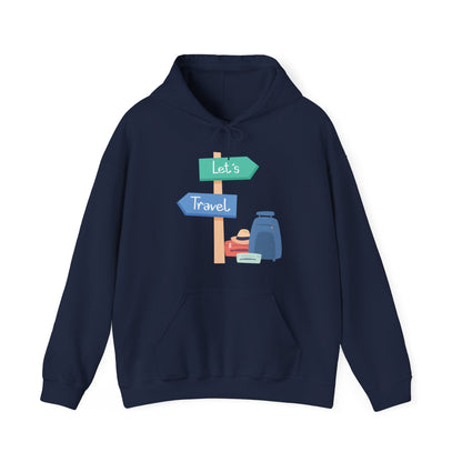 Travel-Inspired Hoodie | Adventure Sweatshirt | True North