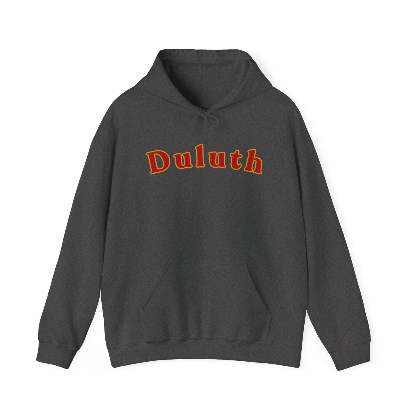 Duluth Retro Arch Hoodie — Vintage College-Style Pullover