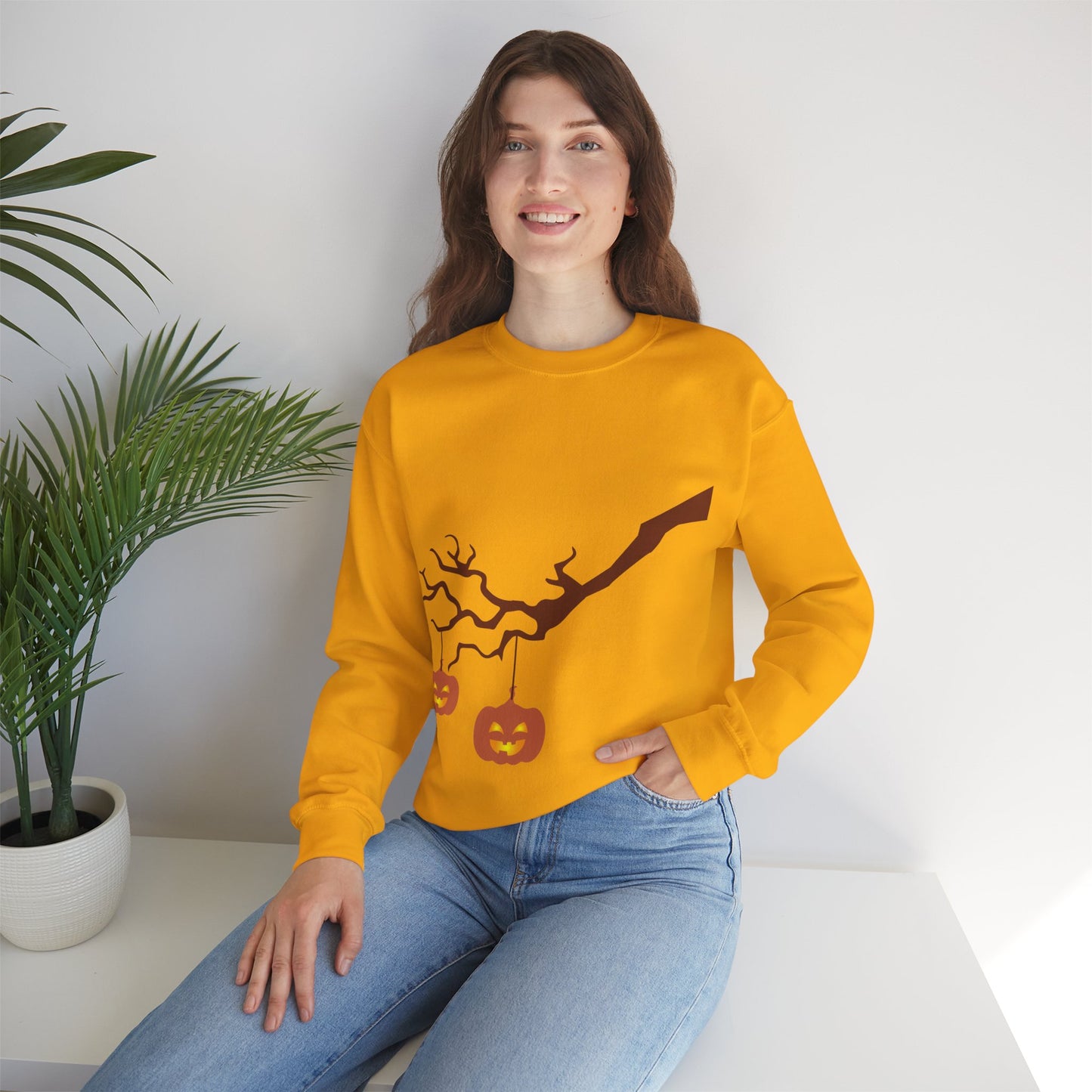 Hanging Pumpkin Sweatshirt | Spooky Season Gift | True North