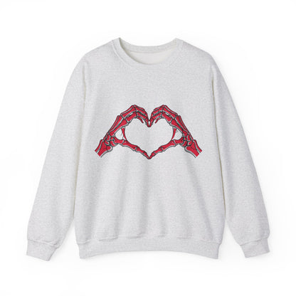 Heart Hands Crewneck Sweatshirt | Spooky Pullover | True North