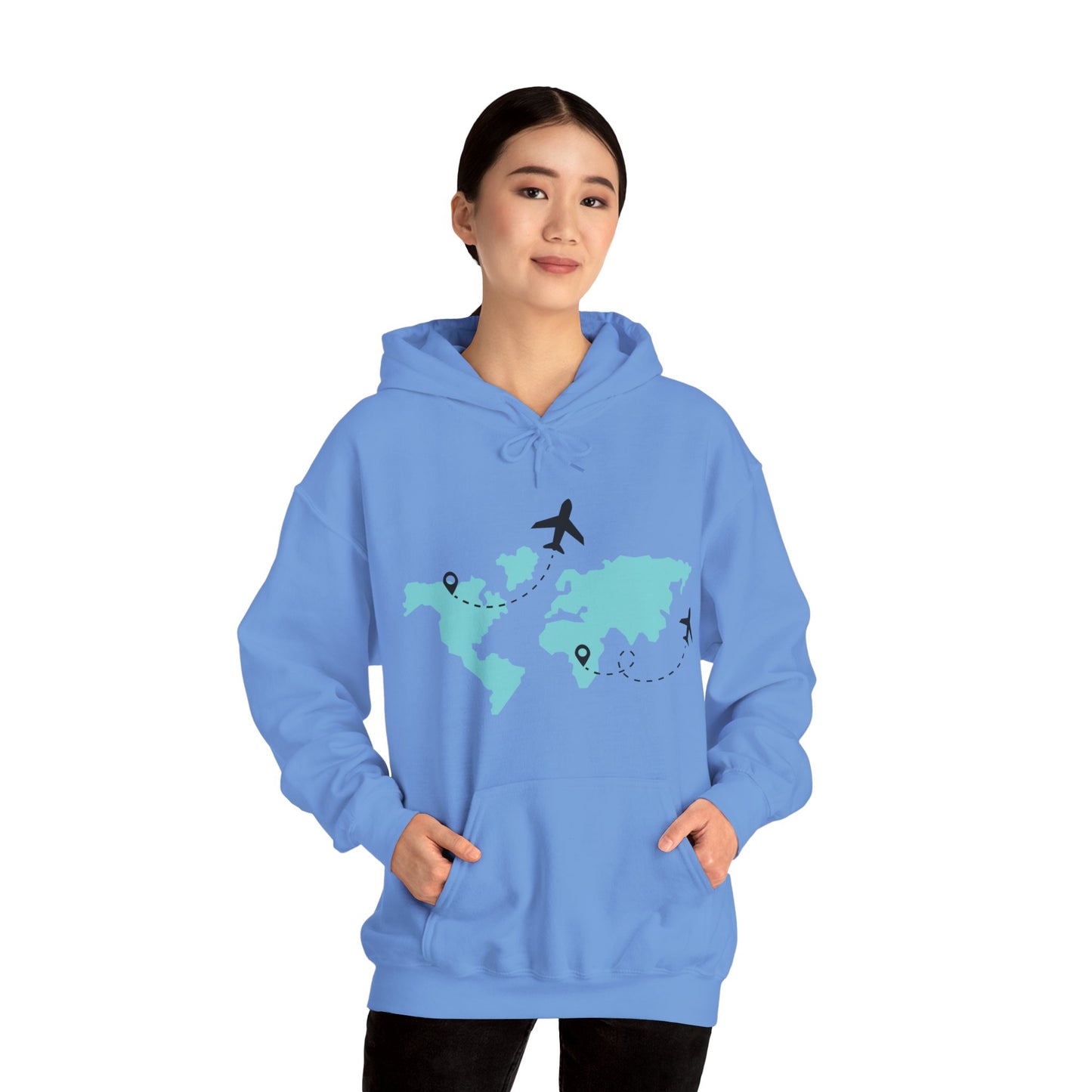 Travel Lover's Map Hoodie | True North