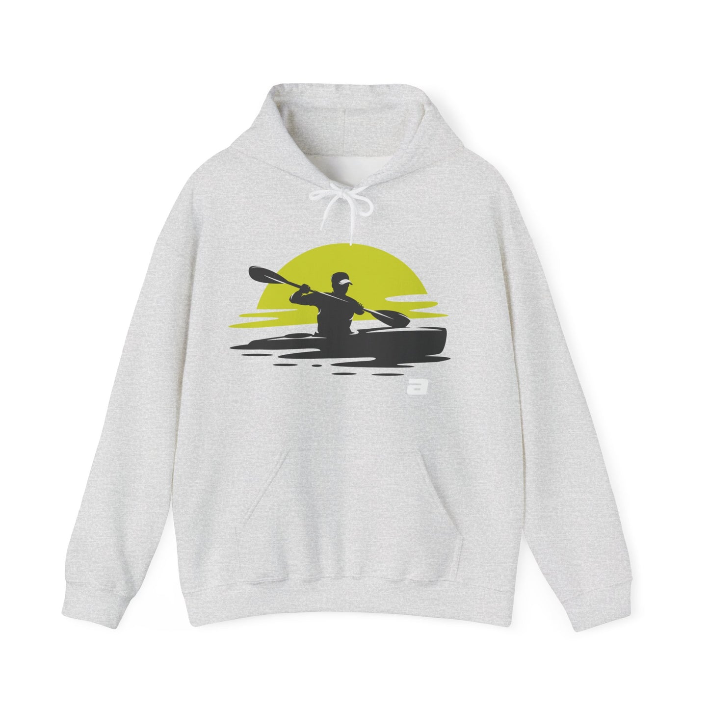 Sunset Kayaker Hooded Sweatshirt | Kayaking Lovers | True North