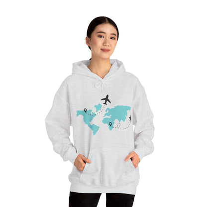 Travel Lover's Map Hoodie | True North