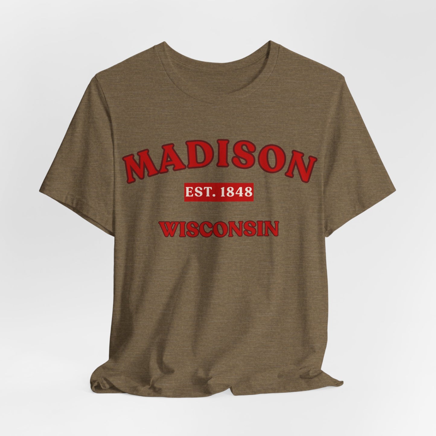 Madison Wisconsin Established 1848 JERSEY Tee