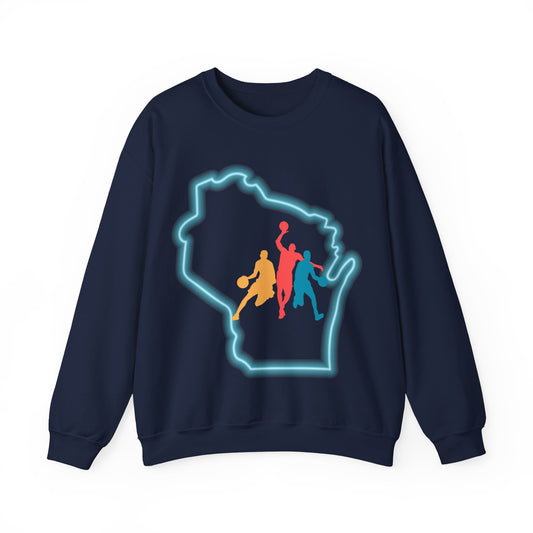 Wisconsin Basketball Crewneck Sweatshirt | Sporty Fashion | True North