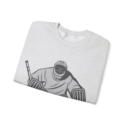 Goalie Hockey Crewneck Sweatshirt | Cozy Winter Pullover | True North