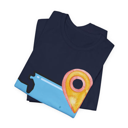 SPOKANE Map T-Shirt with Location Pin — Travel & Home Pride Tee