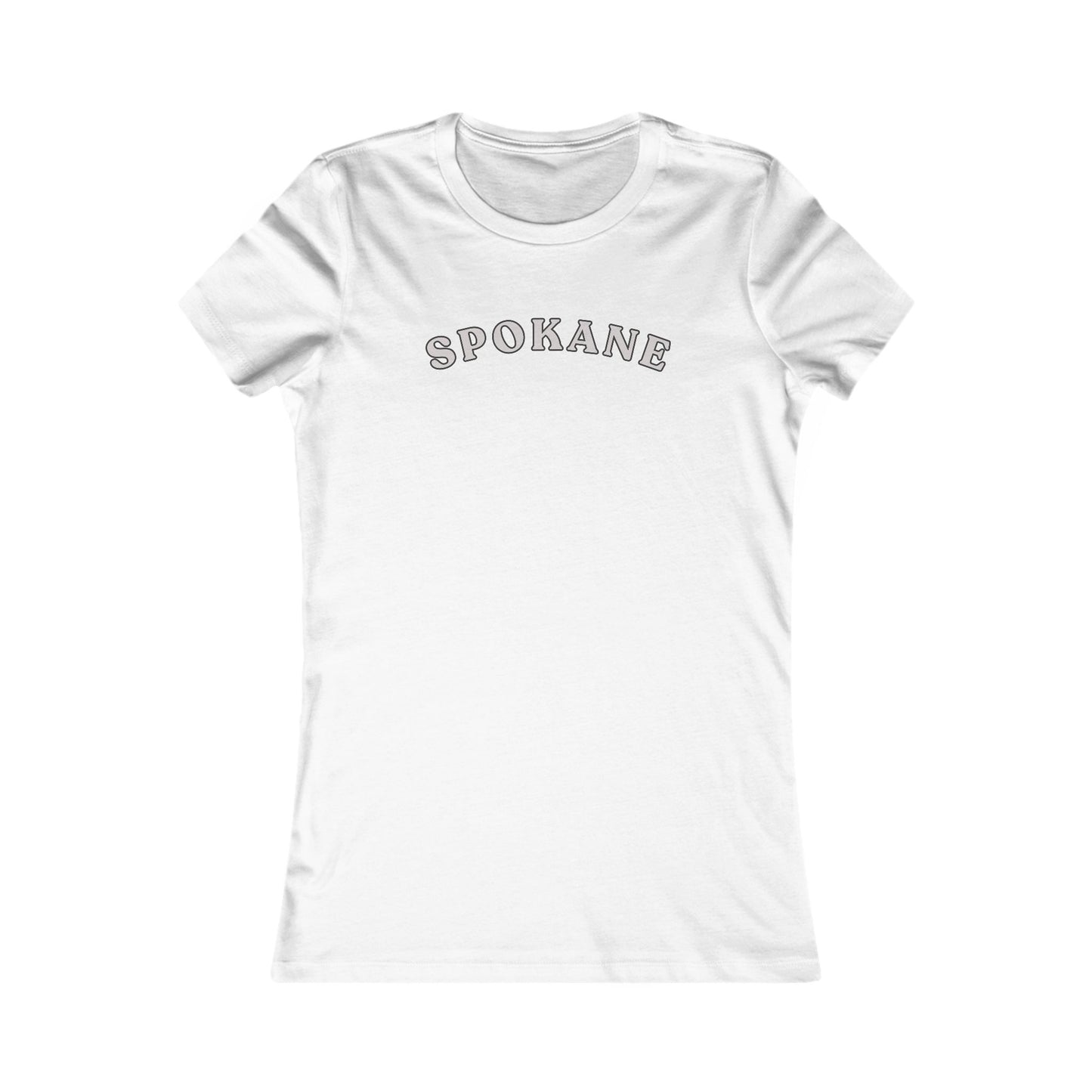 Spokane Women's Tee — Retro Arch Graphic City Shirt