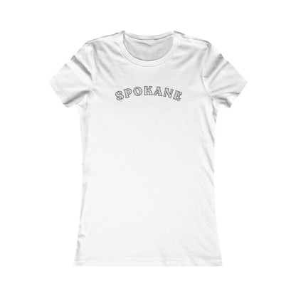 Spokane Women's Tee — Retro Arch Graphic City Shirt