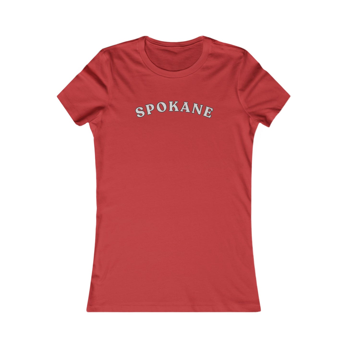 Spokane Women's Tee — Retro Arch Graphic City Shirt
