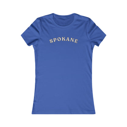 Spokane Women's Tee — Retro Arch Graphic City Shirt