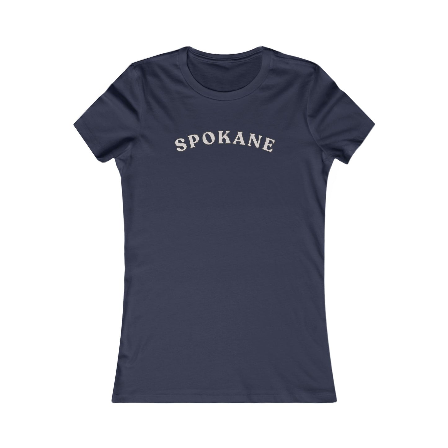 Spokane Women's Tee — Retro Arch Graphic City Shirt