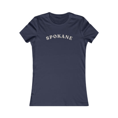 Spokane Women's Tee — Retro Arch Graphic City Shirt