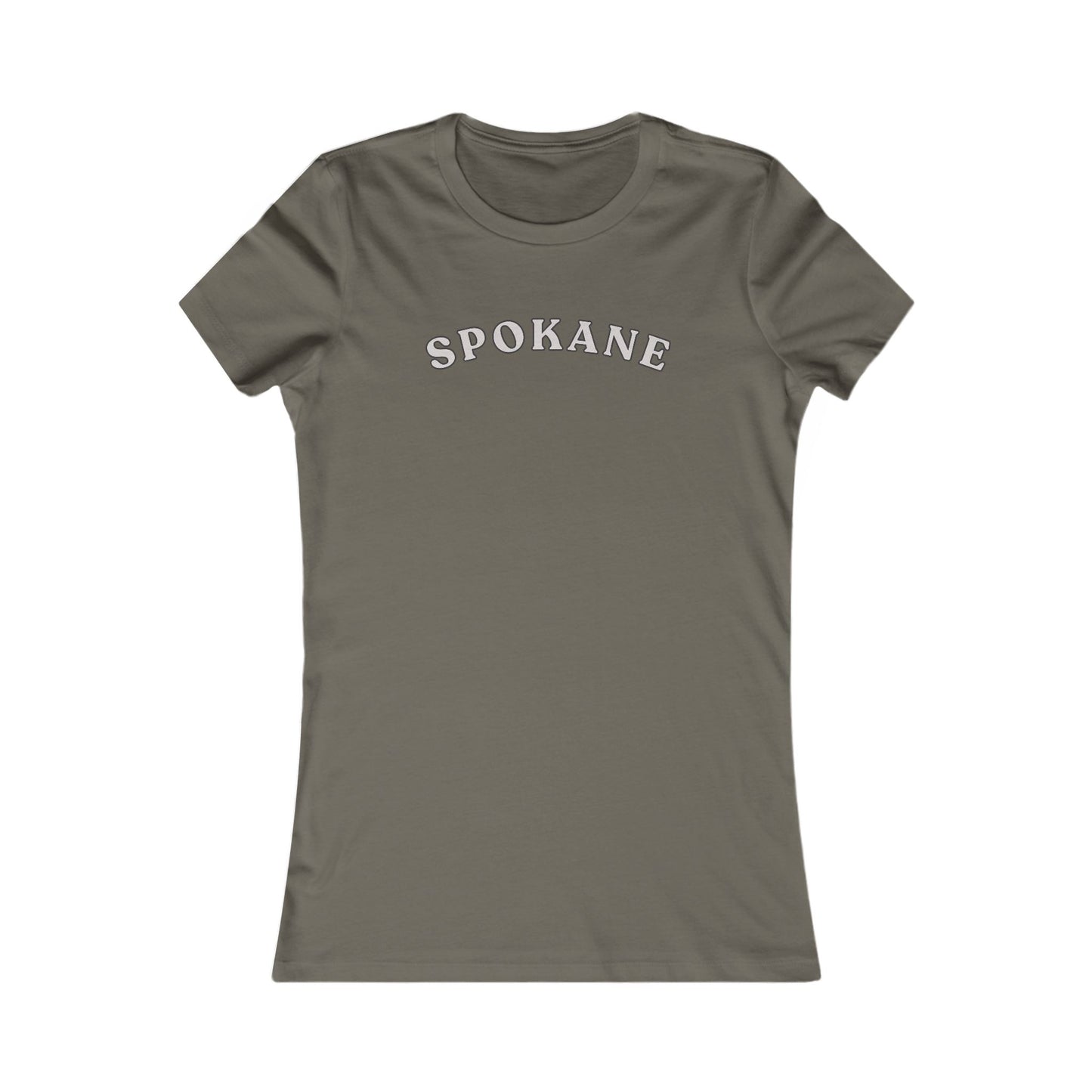 Spokane Women's Tee — Retro Arch Graphic City Shirt