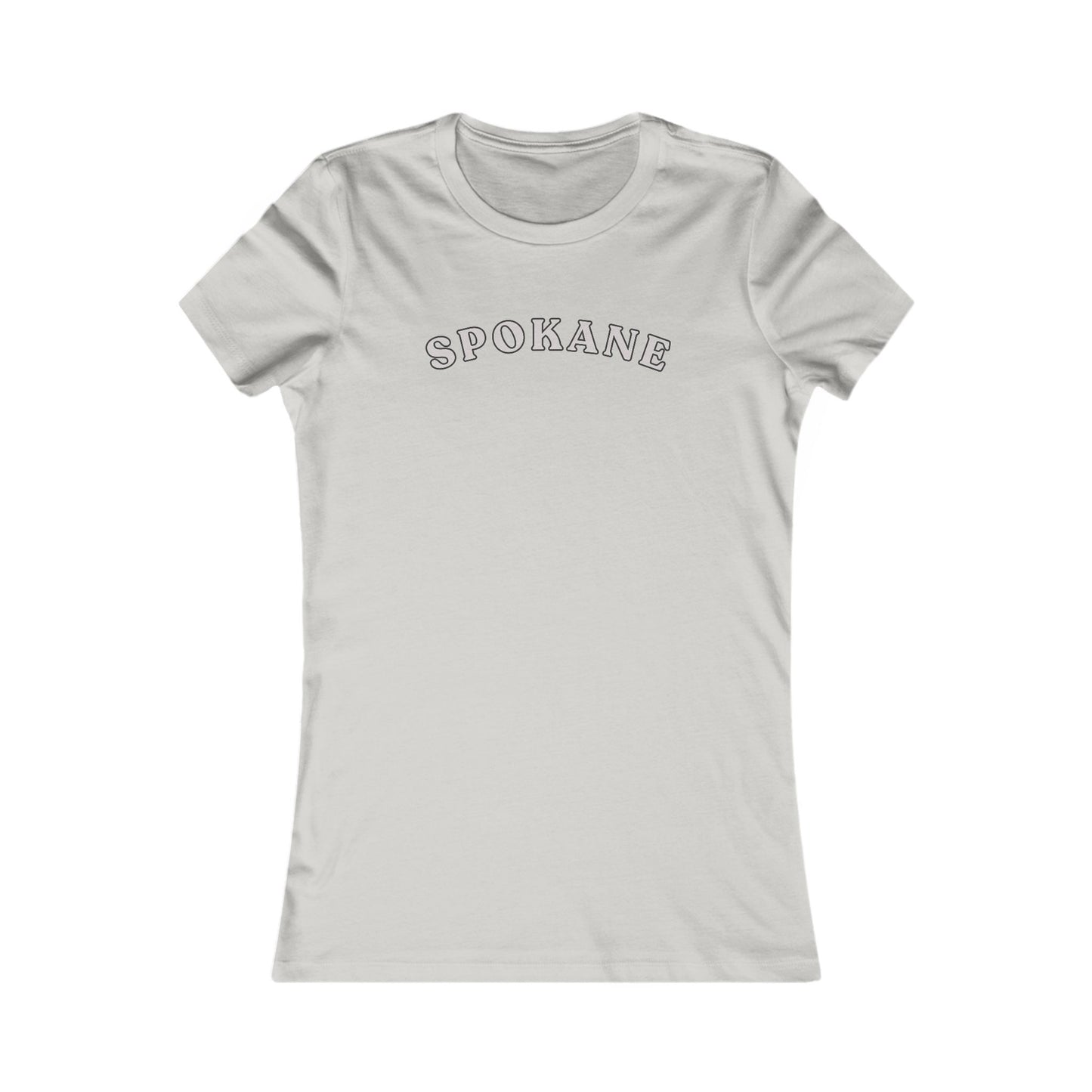 Spokane Women's Tee — Retro Arch Graphic City Shirt