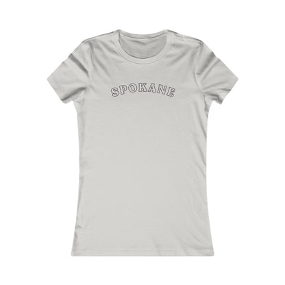 Spokane Women's Tee — Retro Arch Graphic City Shirt