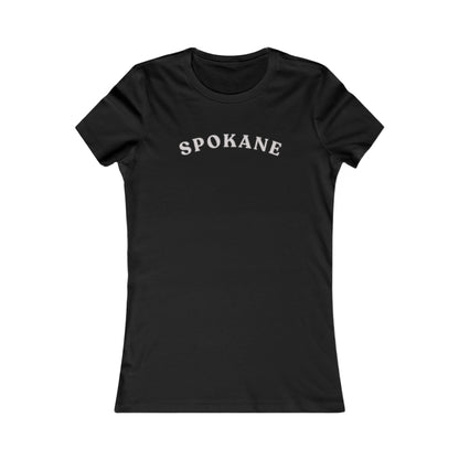 Spokane Women's Tee — Retro Arch Graphic City Shirt