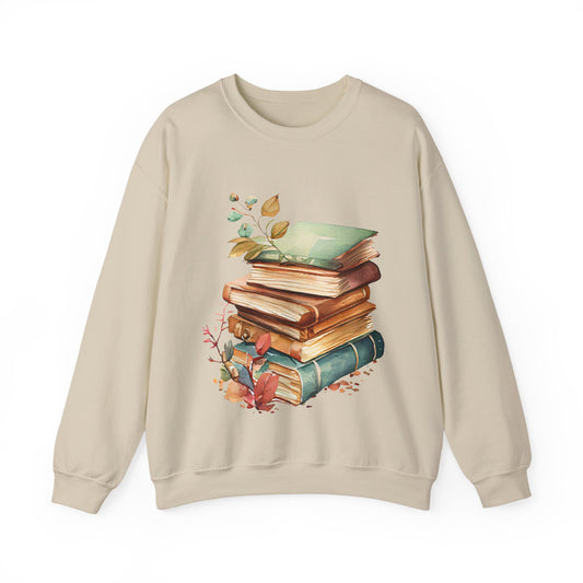 Book Lover's Crewneck Sweatshirt | Autumn Literary Sweatshirt  | True North