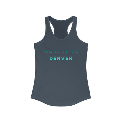 Heart belongs to DENVER | Women’s Ideal Racerback Tank | True North