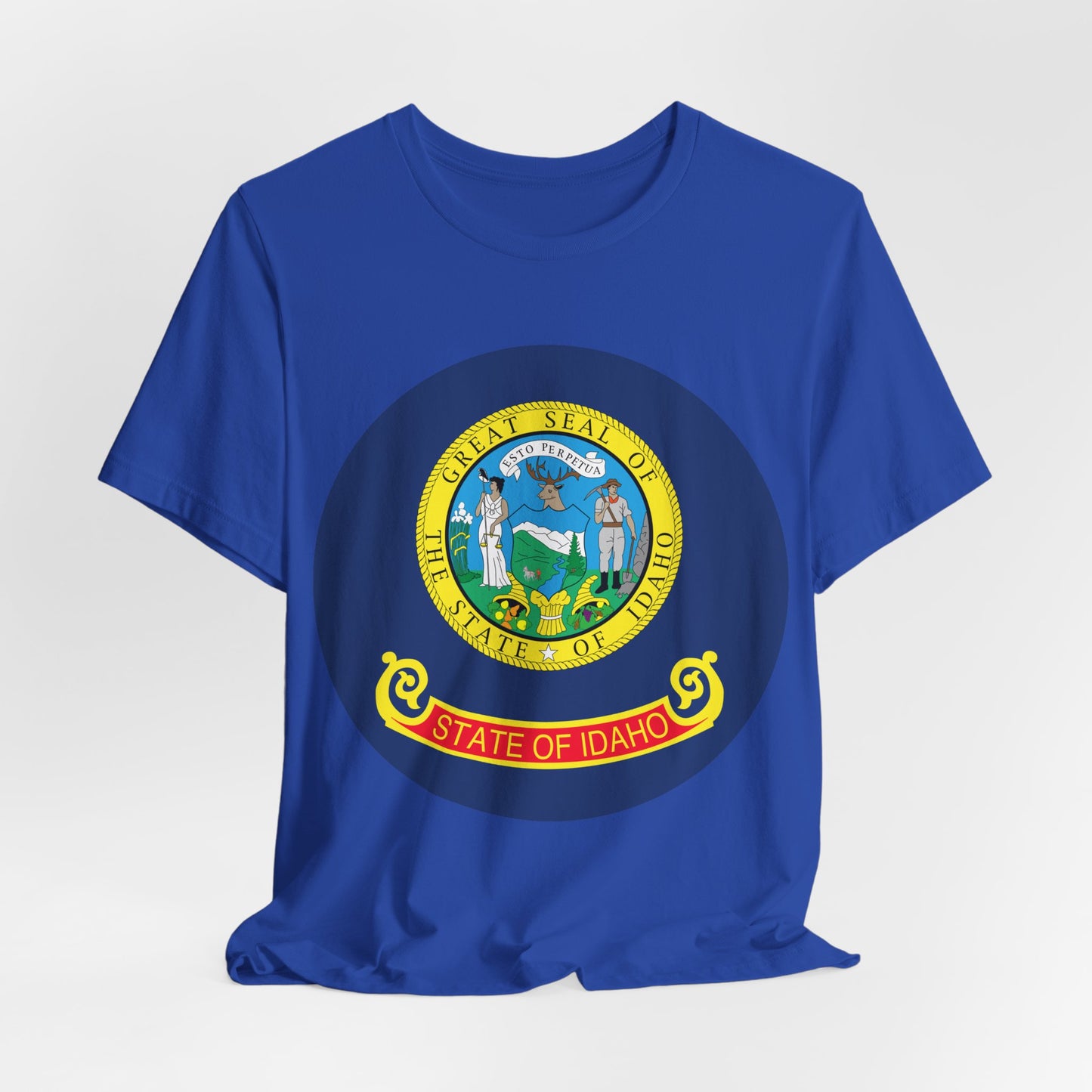 Idaho State Seal T-Shirt — Vintage State Pride Tee boise