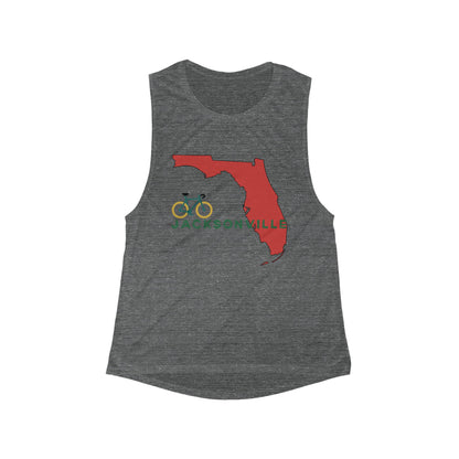 Jacksonville | Women’s Flowy Scoop Muscle Tank | True North